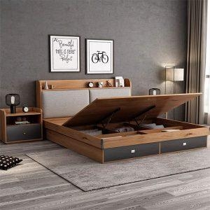 Giường ngủ nhỏ gọn phong cách Bắc Âu GHS-9277